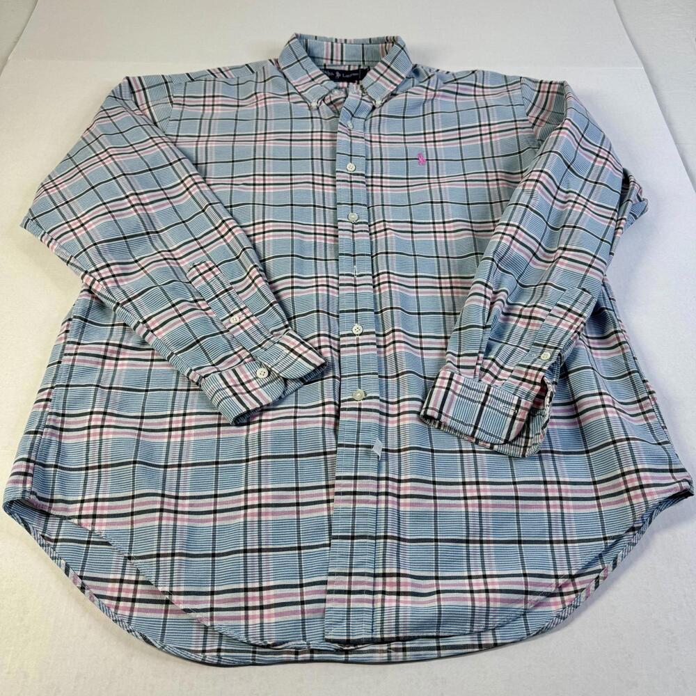 Ralph Lauren Men’s Long Sleeve Button Up Multi Color Size XL